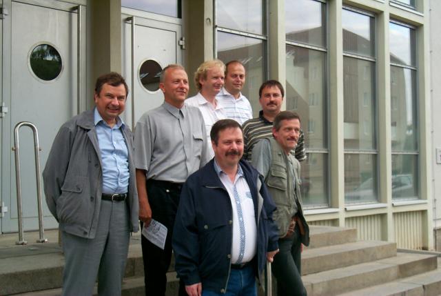 PH77: hintere Reihe von links: <EM>Winfried Voitus</EM>, <EM>Jochen Rodner</EM>, <EM>Rolf Kühnemann</EM>, <EM>Frank Gragert</EM>, <EM>Eckard Specht</EM><BR>vordere Reihe von links: <EM>Jörg Schiefer</EM>, <EM>Wolf Henkel</EM>