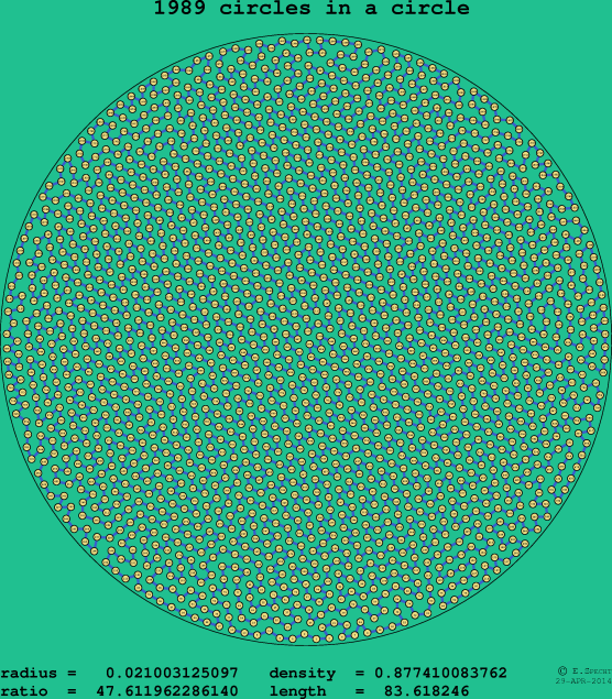 1989 circles in a circle