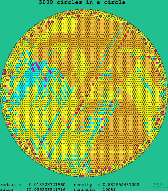 5000 circles in a circle