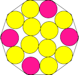 Circles in an regular decagon