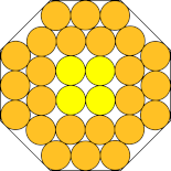 Circles in an regular octagon