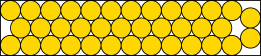 Circles in rectangles with variable aspect ratio