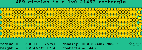 489 circles in a rectangle