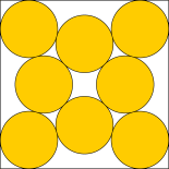 Circles in a square