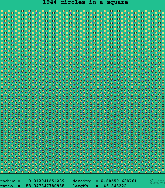 1944 circles in a square
