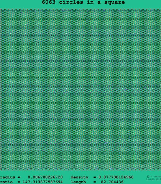 6063 circles in a square
