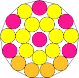Circles in an regular tridecagon